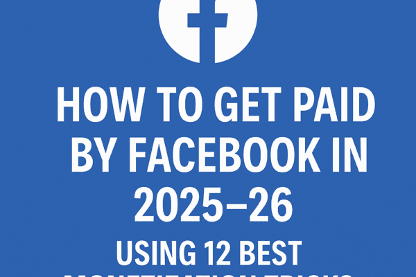 How to Get Paid by Facebook in 2025–26 Using 12 Best Monetization Tricks